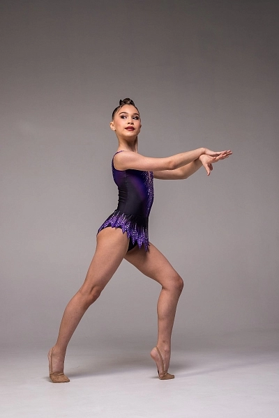 GF Leotard "Night Horizon" Purple, 38 (147-158cm)* view 8