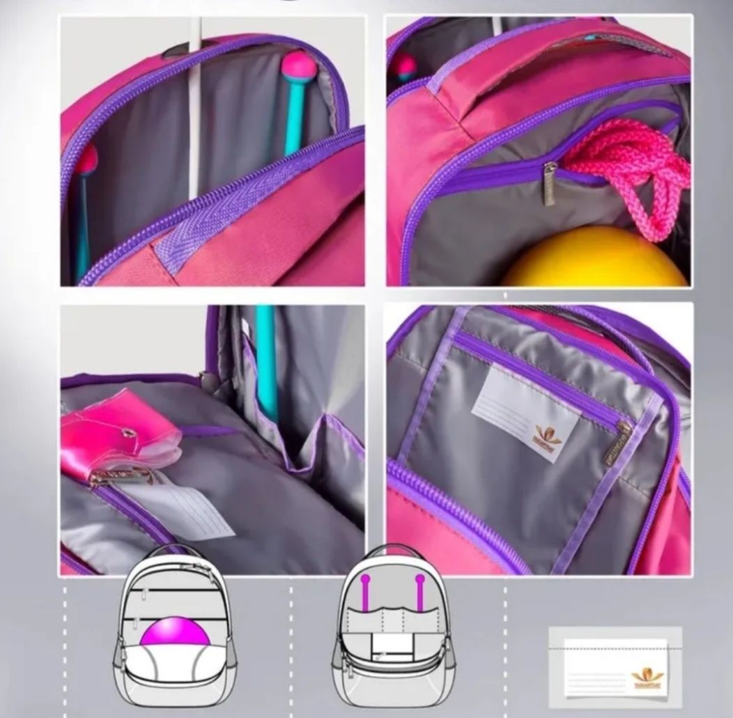 VARIANT 216 M Gymnastics Sublimated backpack. (M) view 9