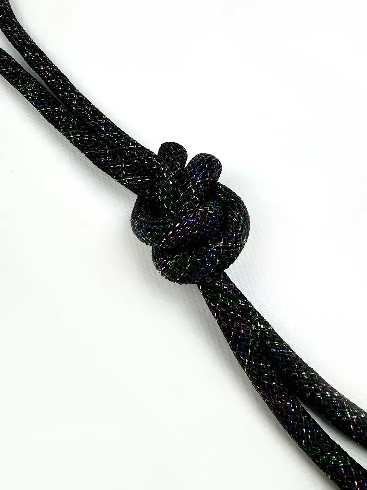 Gracia CARAMEL Rope, Black Lurex, 3 m view 4