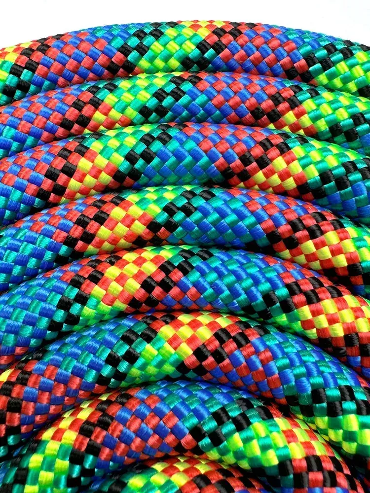 Gracia CARAMEL Rope Turquoise-Pink-Yellow-Black, 3 m view 3