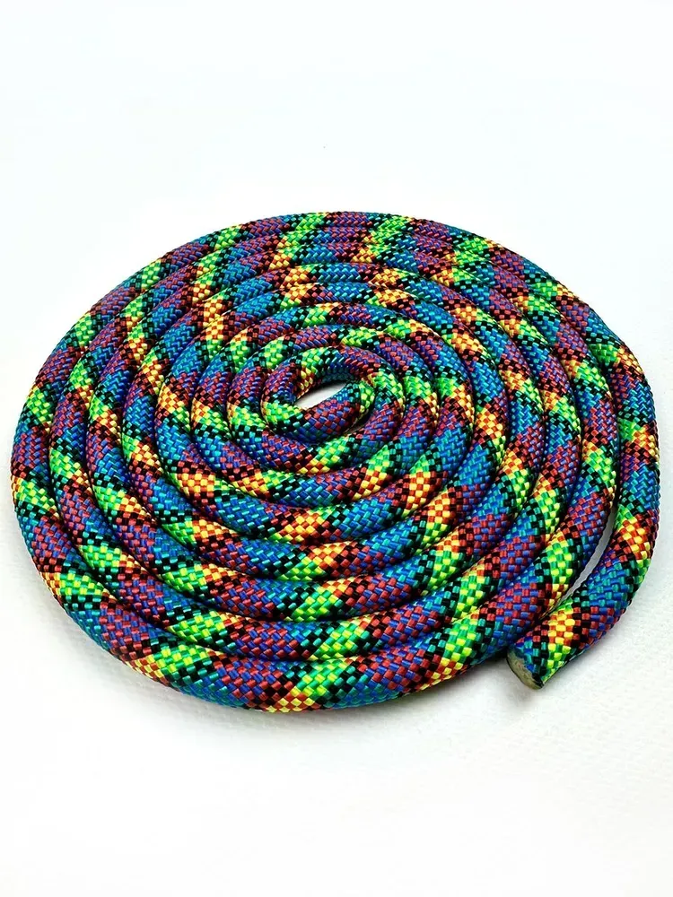 Gracia CARAMEL Rope Turquoise-Pink-Yellow-Black, 3 m view 2