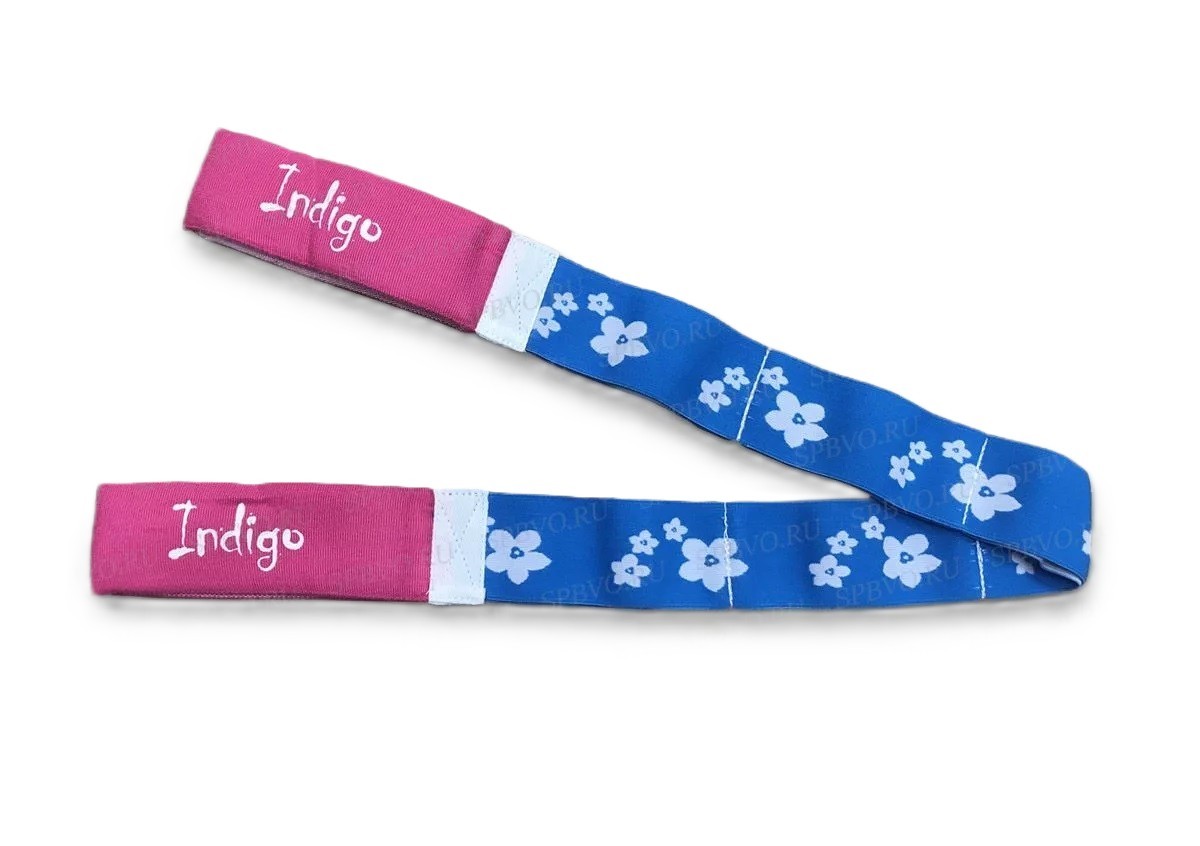 INDIGO Band with 12 loops, HKRB012, Pink-Blue (MEDIUM)
