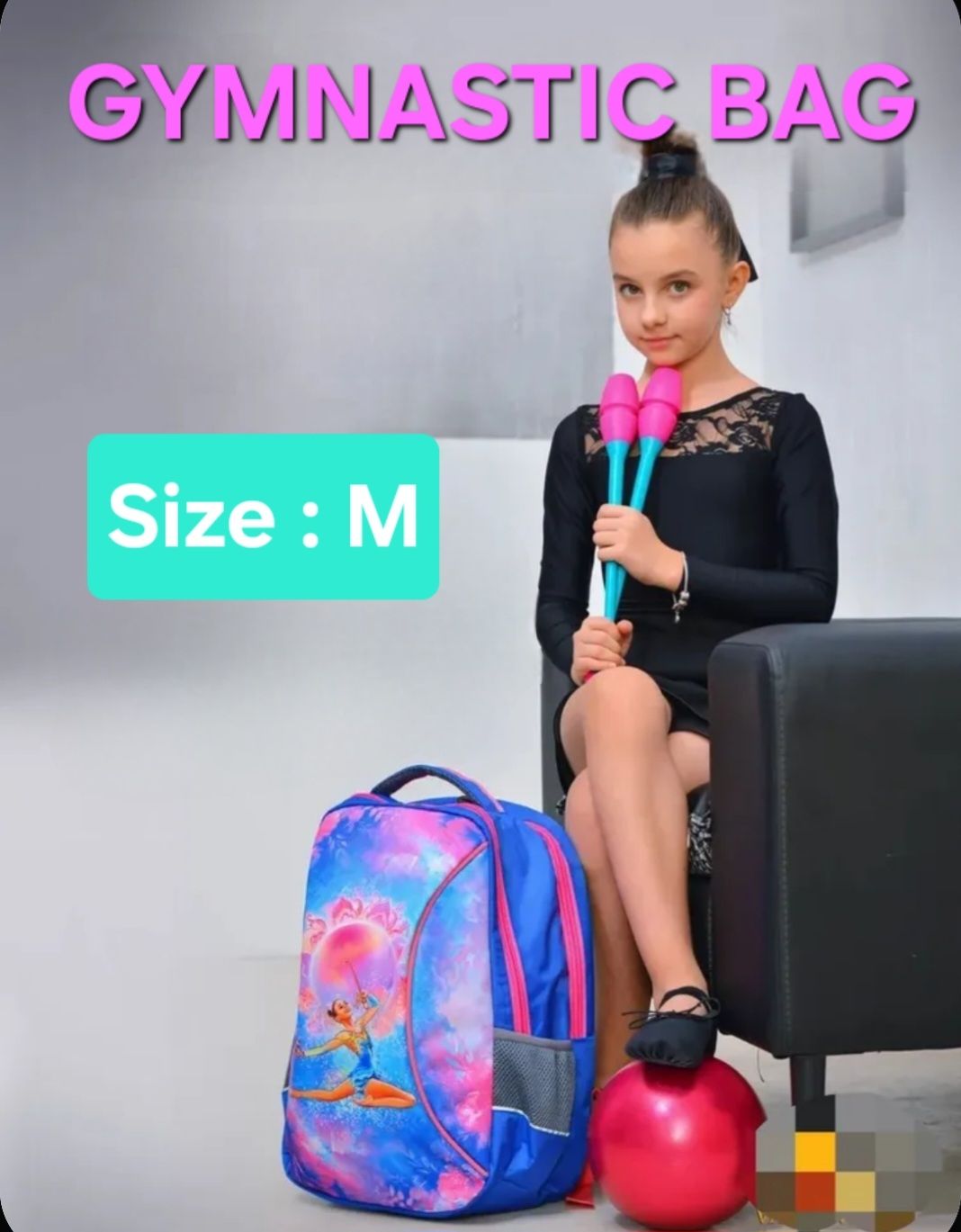 VARIANT 217 M Gymnastics Sublimated backpack. (M) view 6