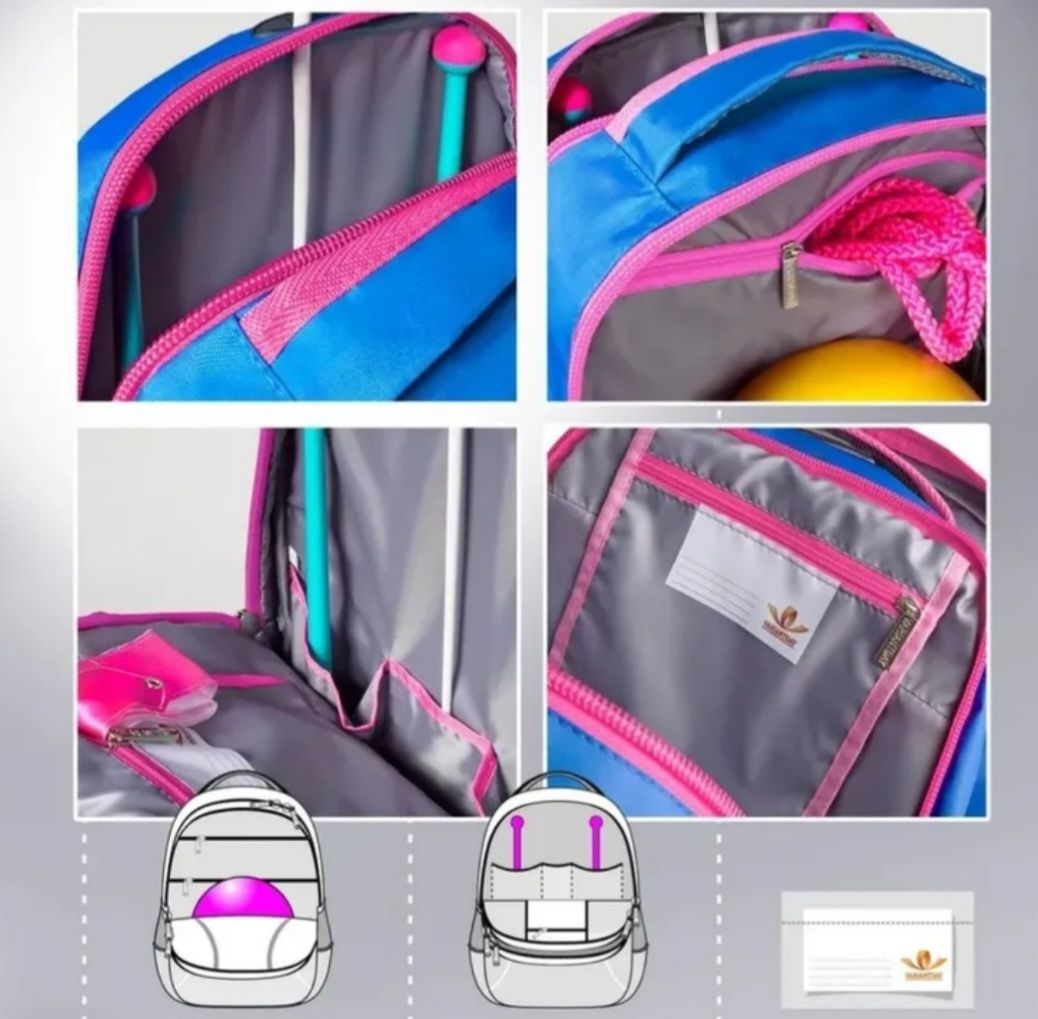 VARIANT 217 M Gymnastics Sublimated backpack. (M) view 5