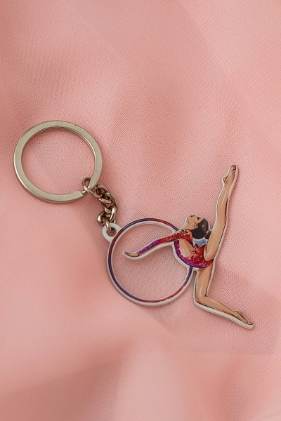 GF Keychain "Girl with hoop"*