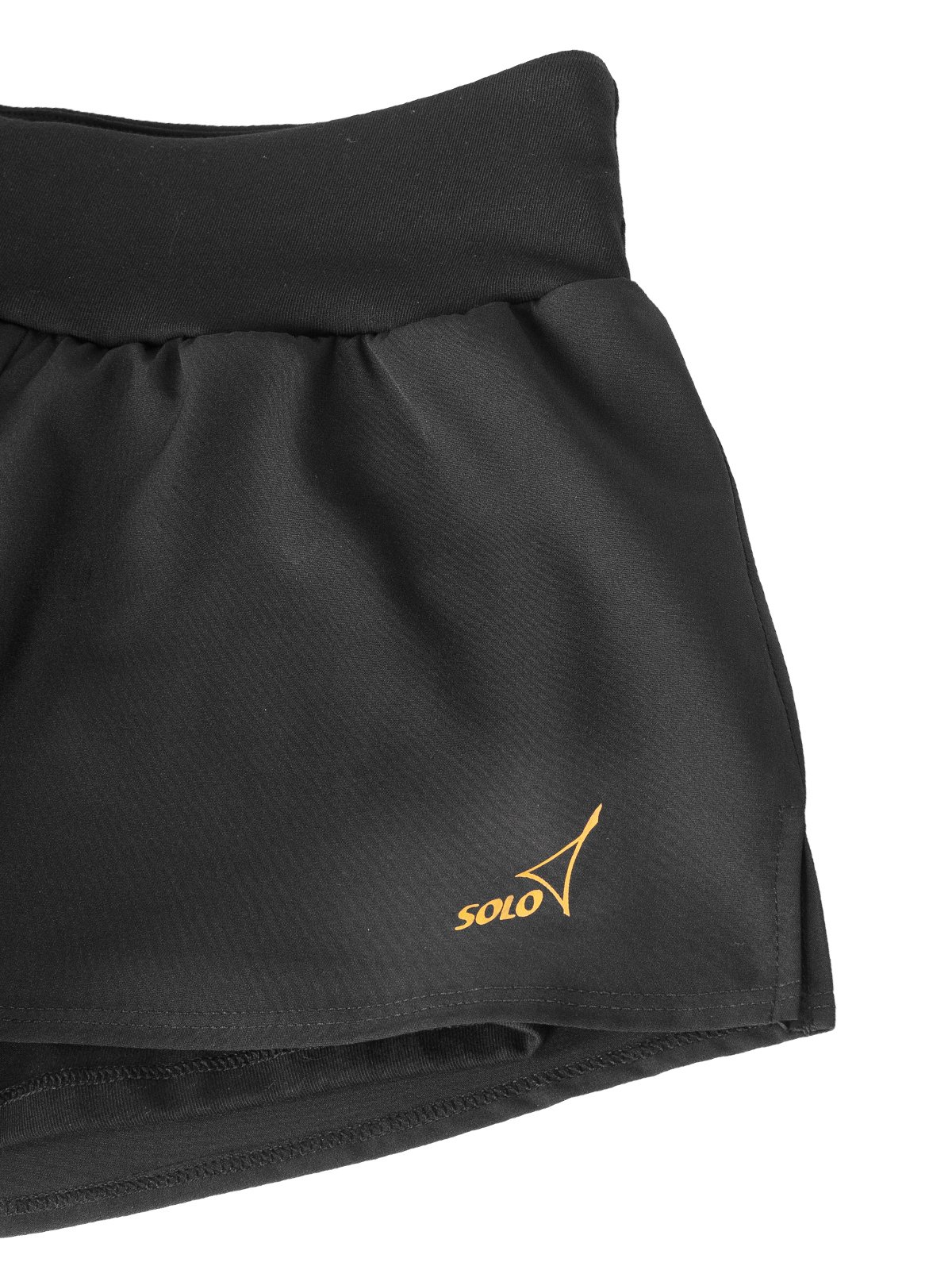 SOLO Wide band double-layered shorts, Black RG767-107 (34-42) view 3