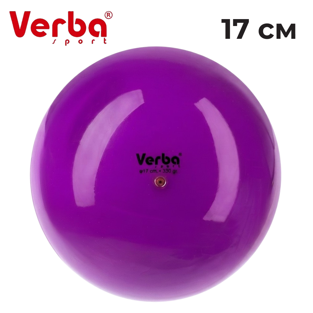 VERBA Sport Gymnastic ball Juniors 17 cm monochrome. (Violet)