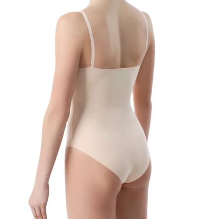 SOLO Underwear leotard with straps, polyamide, BEIGE, BD50-5 (34-44) view 3