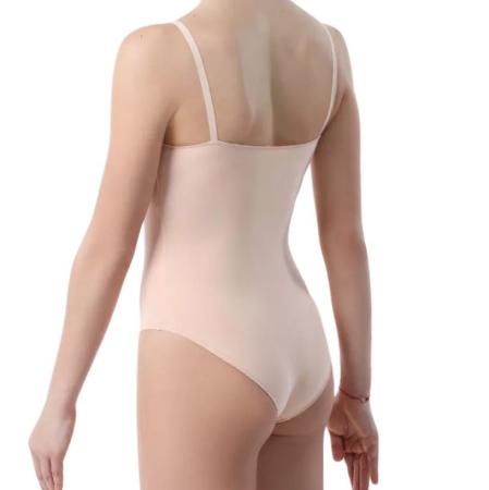 SOLO Underwear leotard with straps, cotton, BEIGE, BD50-2 (32-44) view 3