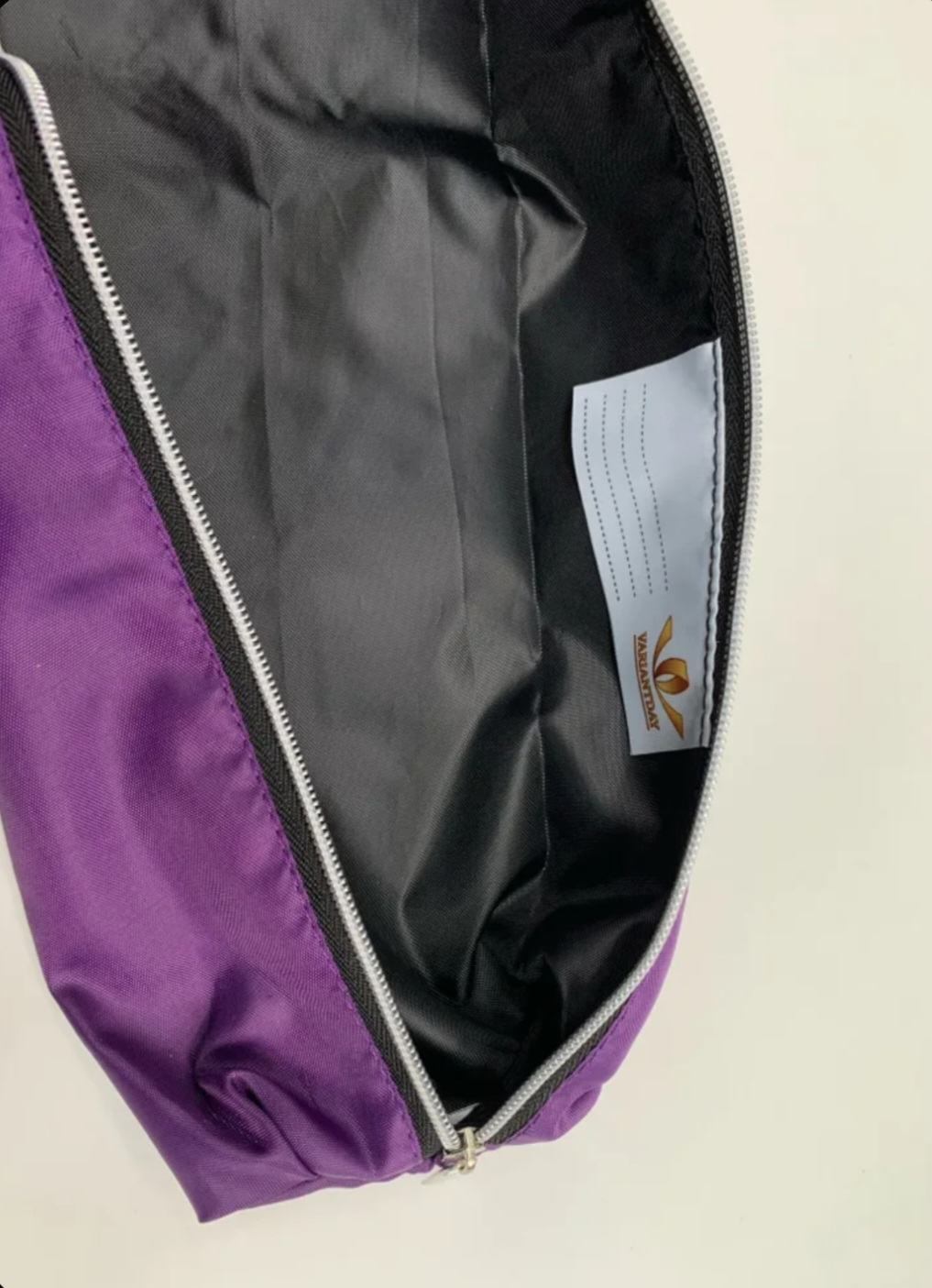 VARIANT 310 GS Gymnastics Clubs Case, Golden Embroidery. EGGPLANT view 6
