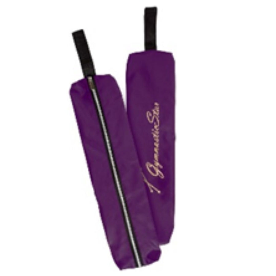 VARIANT 310 GS Gymnastics Clubs Case, Golden Embroidery. EGGPLANT view 2