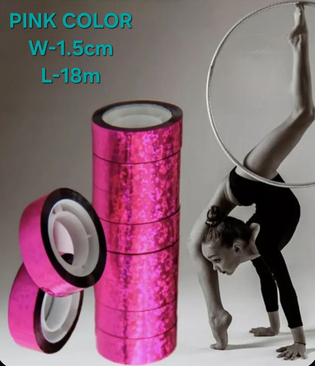 RG Tape for Gymnastics Hoop and Clubs (Pink) view 5