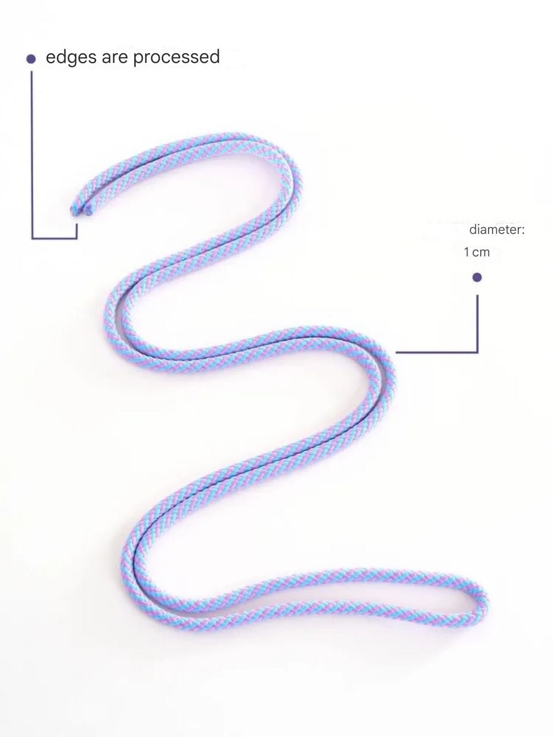 Verba CANDY Rope 2.5 m, Lilac-Blue view 3
