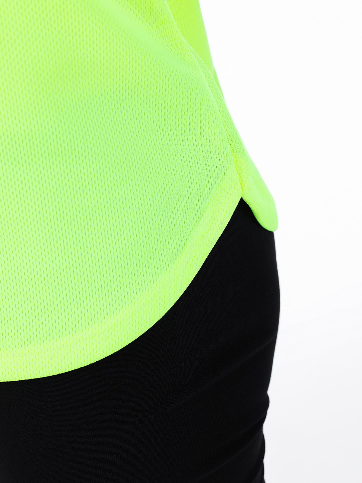 SOLO Loose fit scoop neck tank top  RG415-117 (32-40) Yellow Neon view 6