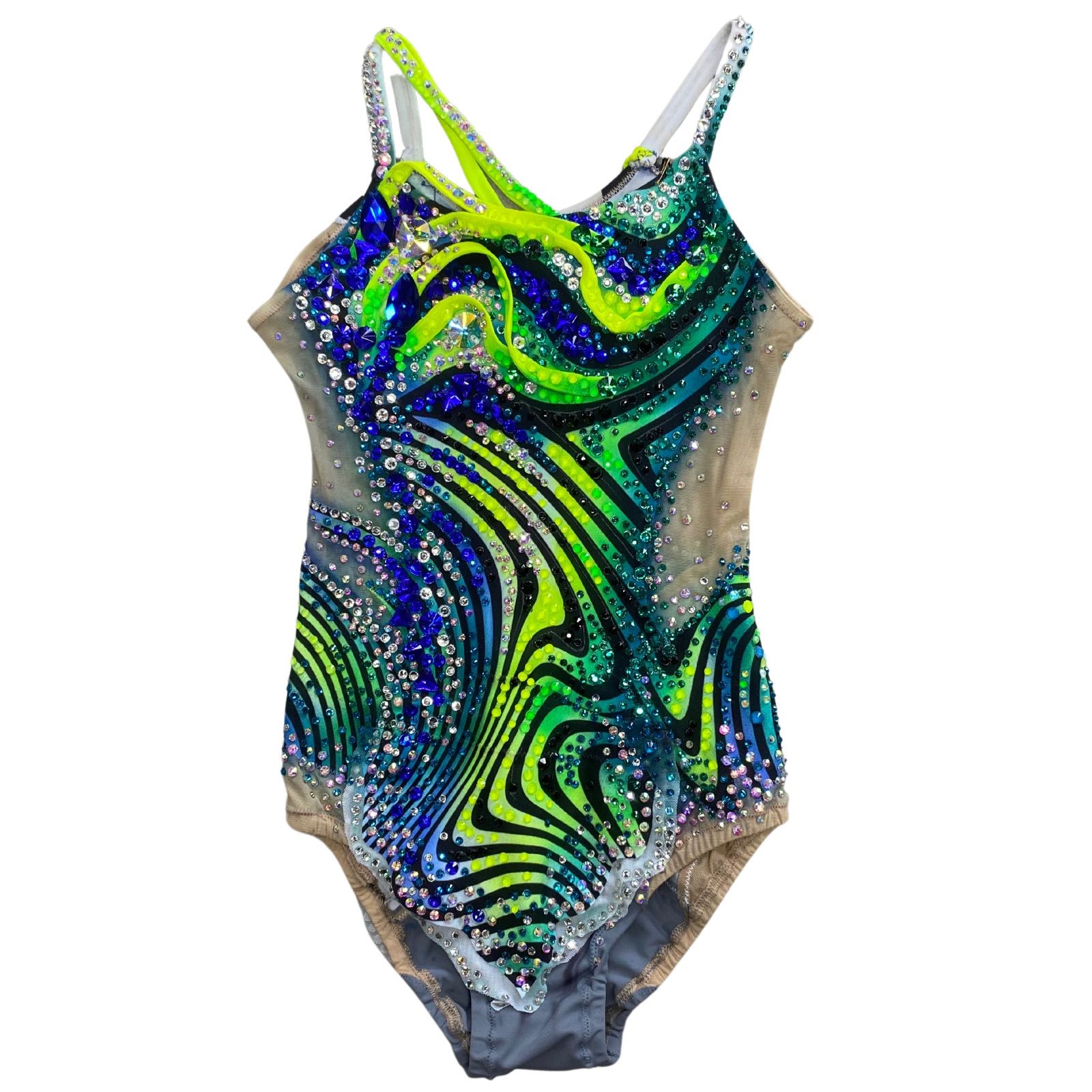 Leotard Butterfly, Yellow-Blue №13