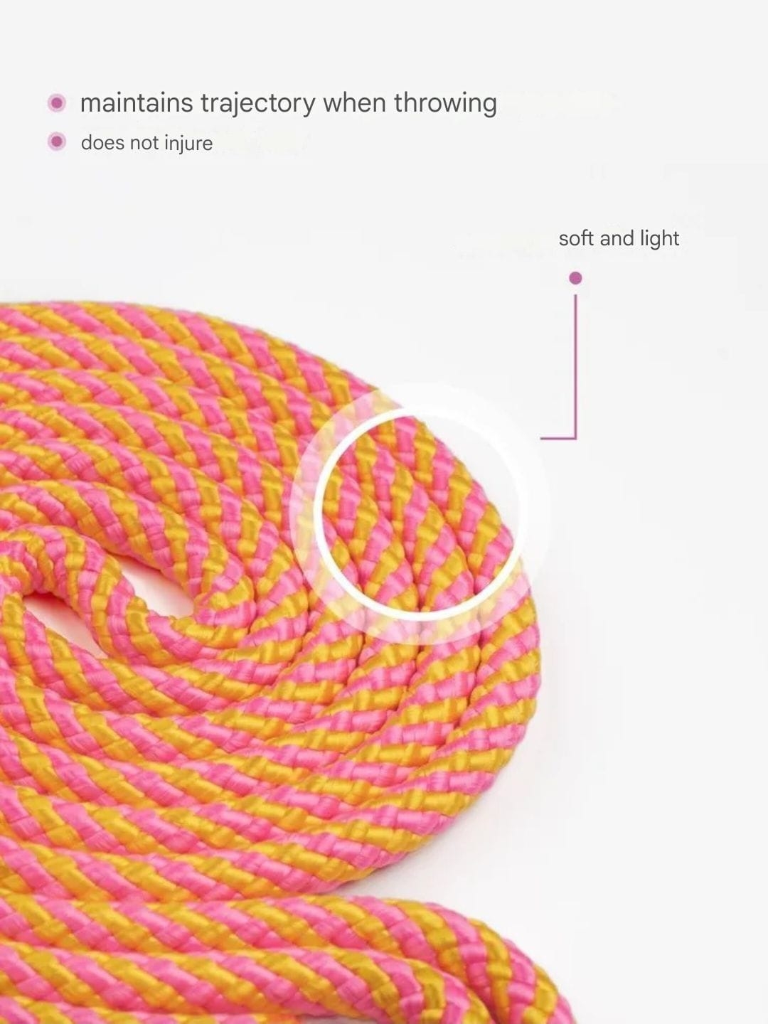 Verba CANDY Rope 2.5 m, Yellow-Pink view 2