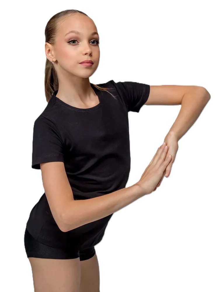 GF, QGA Training T-shirt, Black, Basic with Logo QG, Cotton (34-38) view 4