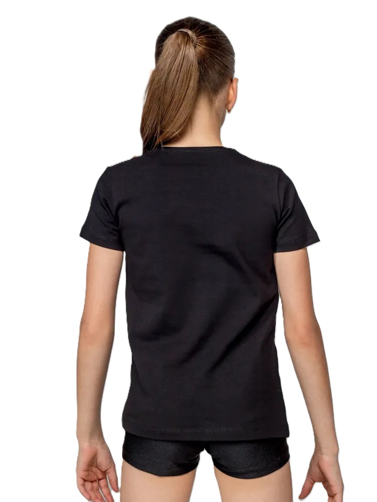 GF, QGA Training T-shirt, Black, Basic with Logo QG, Cotton (34-38) view 3