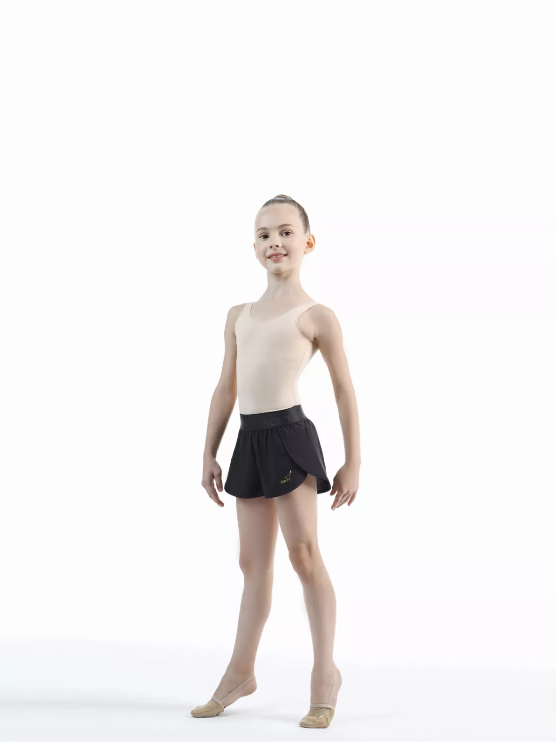 SOLO Double-layered shorts with briefs, Black RG769-107 (34-42) view 3