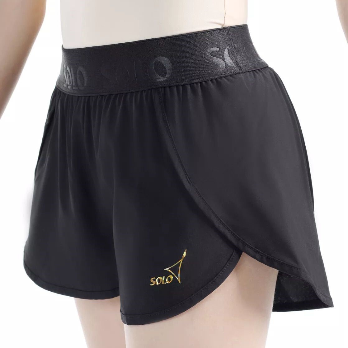 SOLO Double-layered shorts with briefs, Black RG769-107 (34-42) view 2