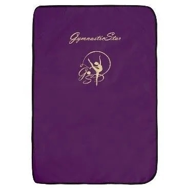 VARIANT 407 GS Leotard case, Golden Embroidery. EGGPLANT