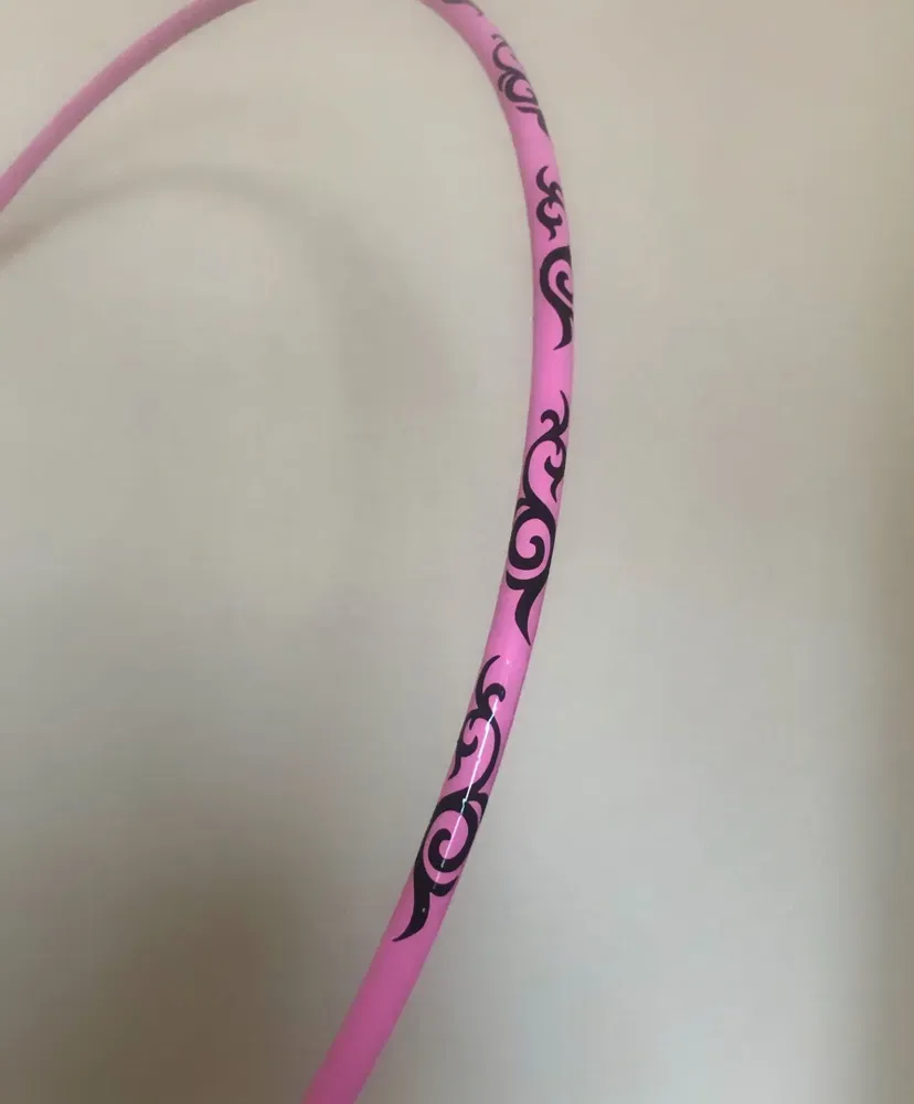 No. 8 Ornament sticker, Wrapping for hoop/clubs (BLACK) view 2