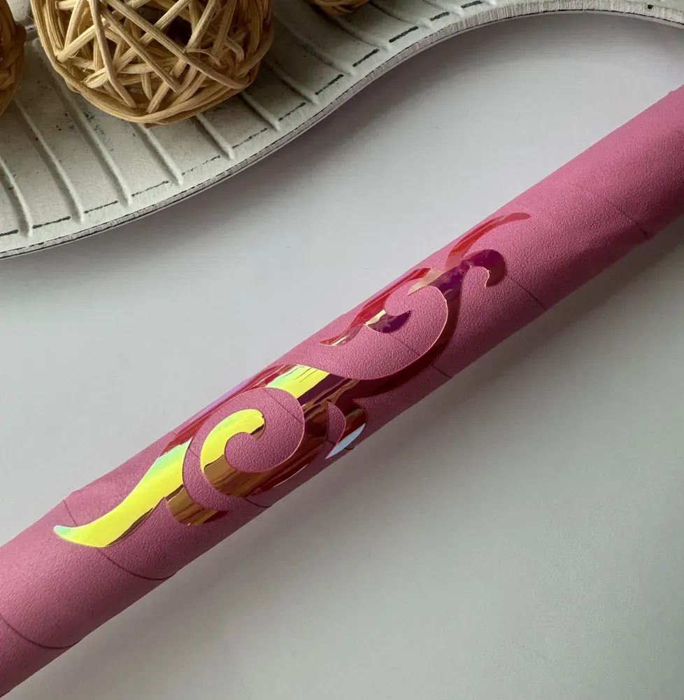 No. 11 Ornament sticker, Wrapping for hoop/clubs (PINK HOLOGRAM) view 4