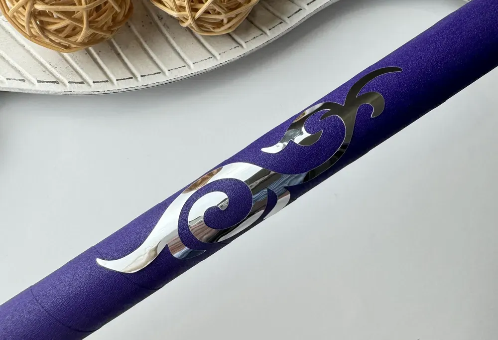 No. 10 Ornament sticker, Wrapping for hoop/clubs (SILVER ) view 2