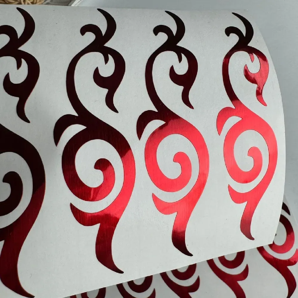 No. 12 Ornament sticker, Wrapping for hoop/clubs (RED) view 2