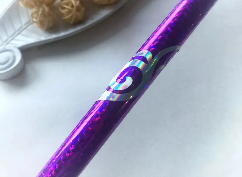 No. 15 Ornament sticker, Wrapping for hoop/clubs (SILVER HOLOGRAM) view 3