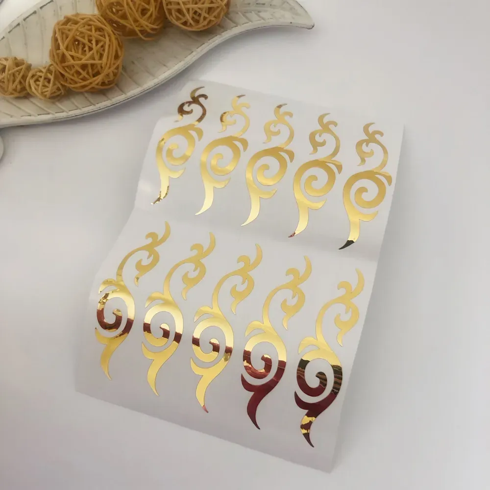 No. 14 Ornament sticker, Wrapping for hoop/clubs (GOLD) view 2
