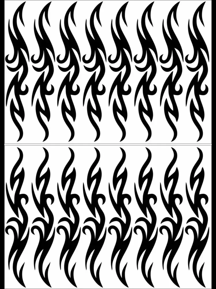 No. 22 Ornament sticker, Wrapping for hoop/clubs (BLACK) view 2