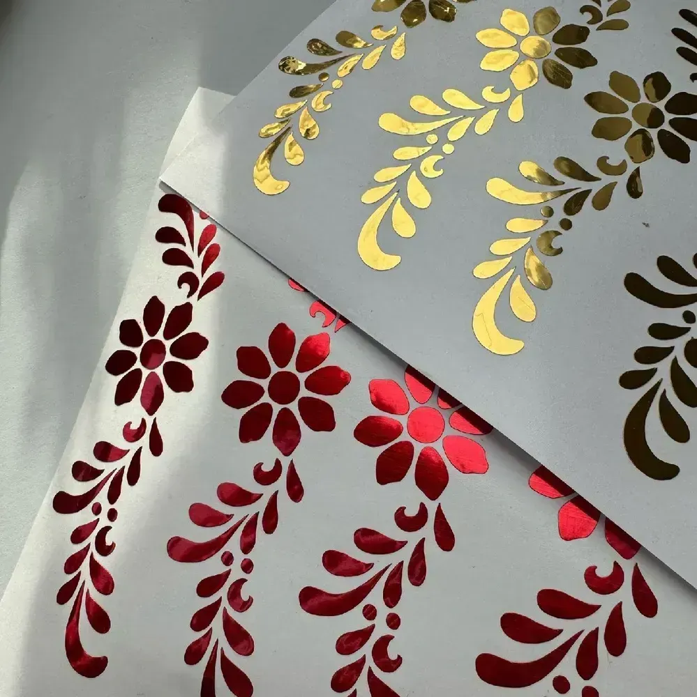 No. 19 Ornament sticker, Wrapping for hoop/clubs (GOLD) view 3
