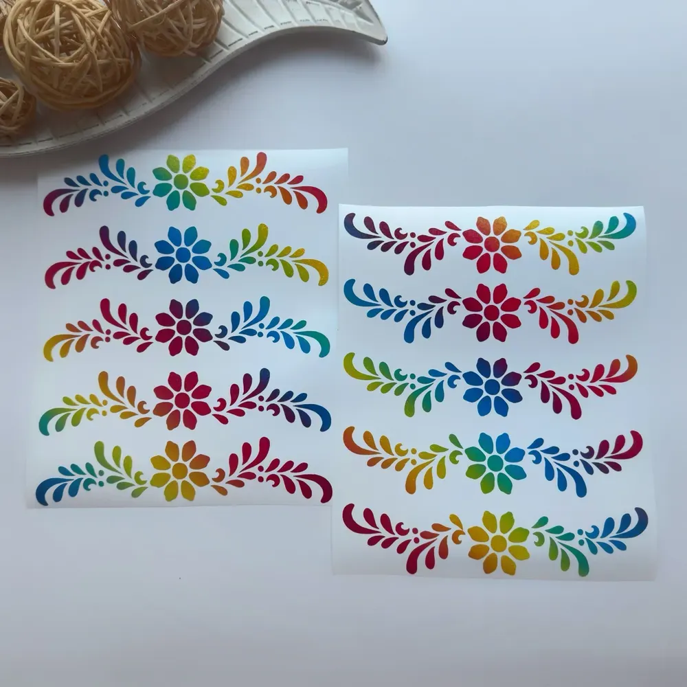 No. 2 Ornament sticker, Wrapping for hoop/clubs (MULTICOLOR) view 3