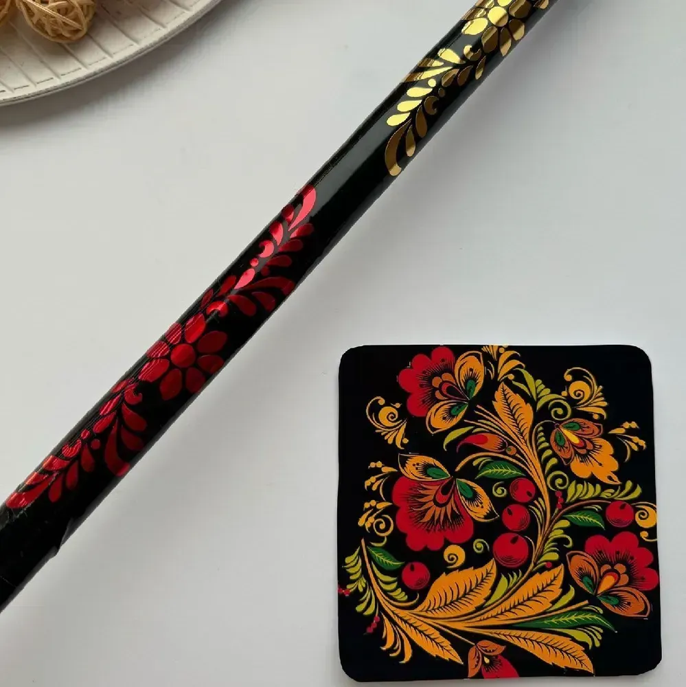 No. 16 Ornament sticker, Wrapping for hoop/clubs (RED) view 2