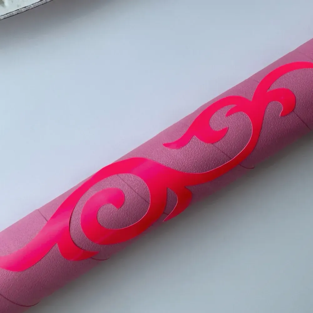 No. 13 Ornament sticker, Wrapping for hoop/clubs (FLUO PINK) view 3