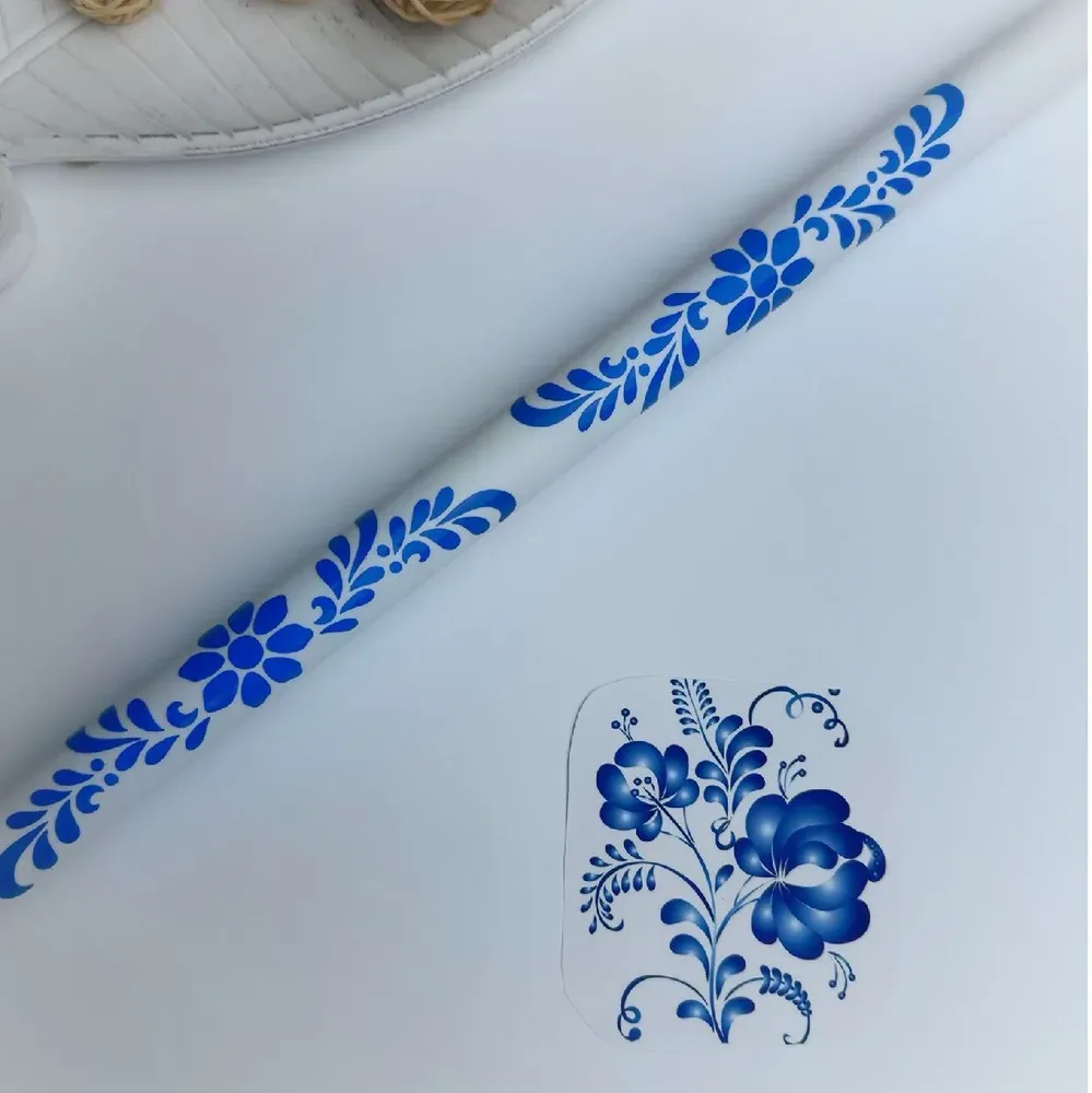 No. 1 Ornament sticker, Wrapping for hoop/clubs (BLUE) view 2