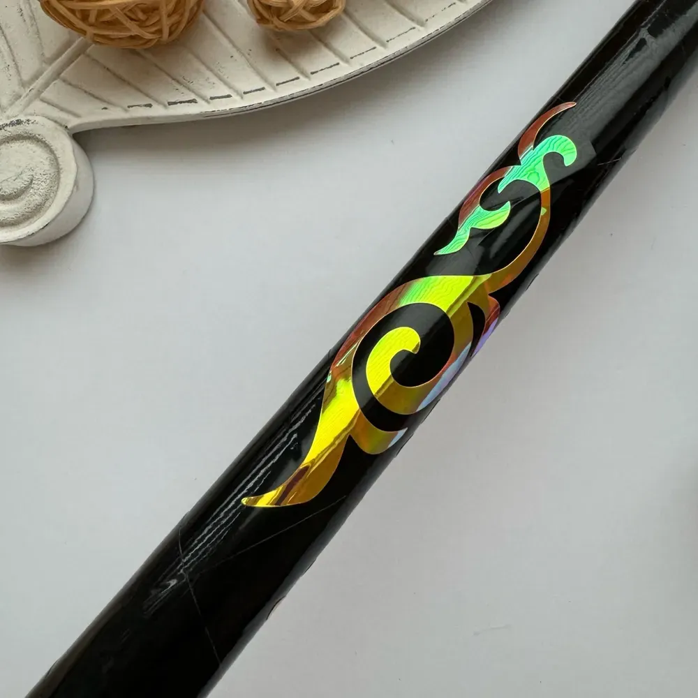 No. 6 Ornament sticker, Wrapping for hoop/clubs (ORANGE HOLOGRAM) view 3