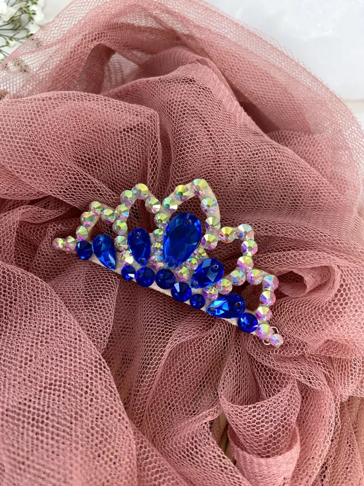 No. 9 RG Hair bun Crown (Blue) view 4