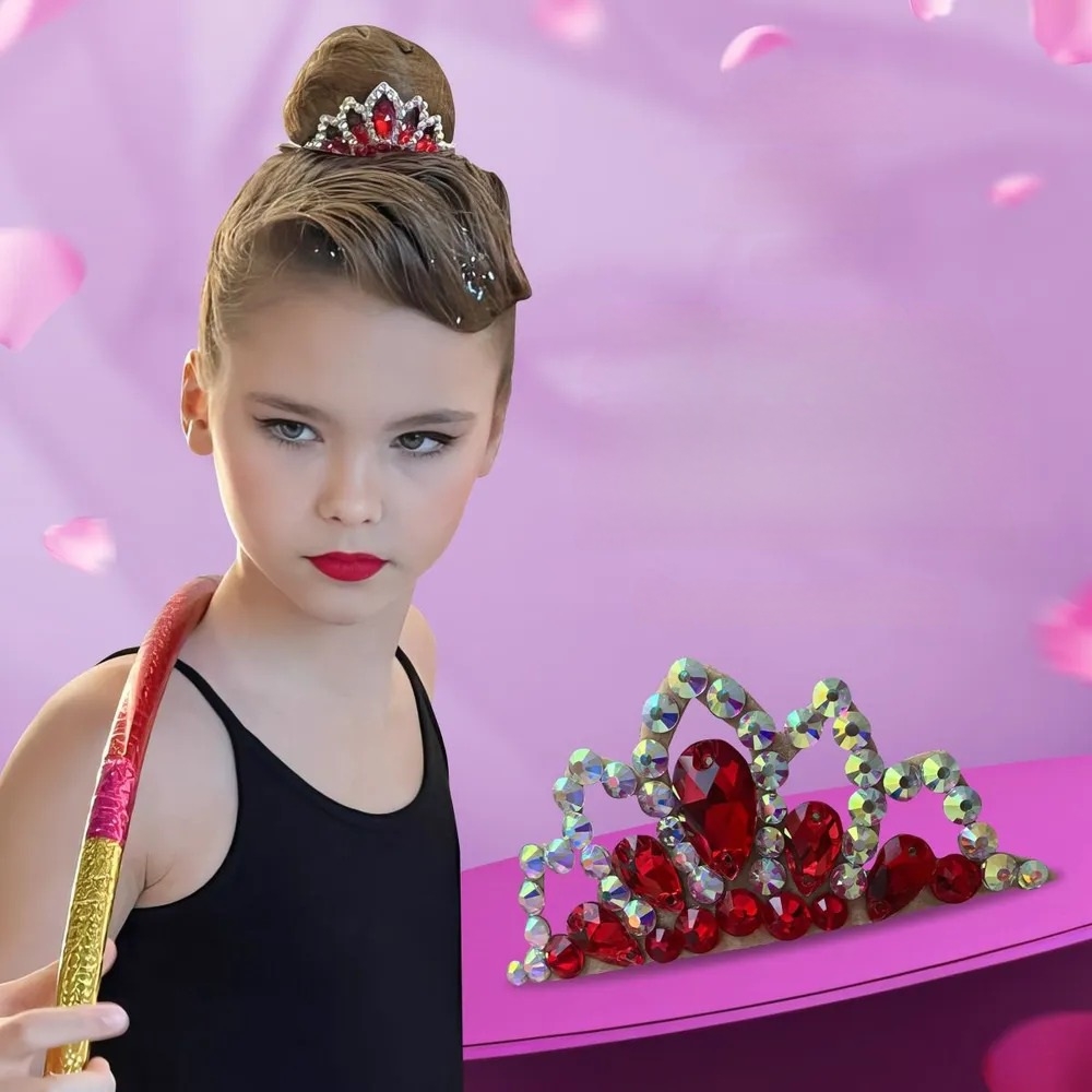 No. 10 RG Hair bun Crown (Red) view 2