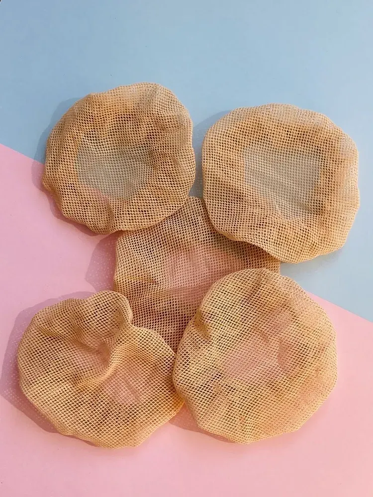 RG Elastic Hair Bun Net (Black/Beige) view 6