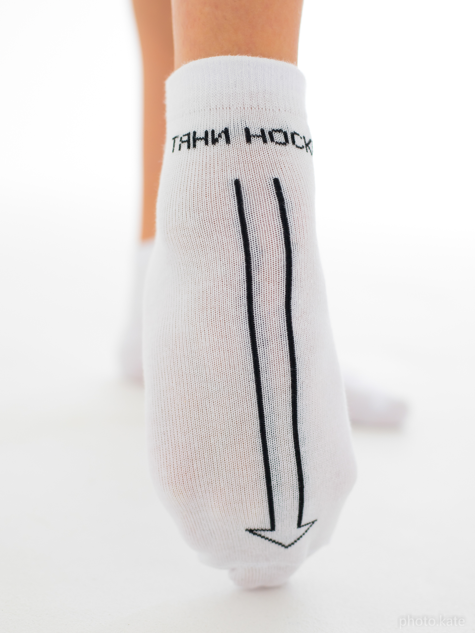 RIALITTA Training, Cotton socks, (Pull toes) White/Lime view 5