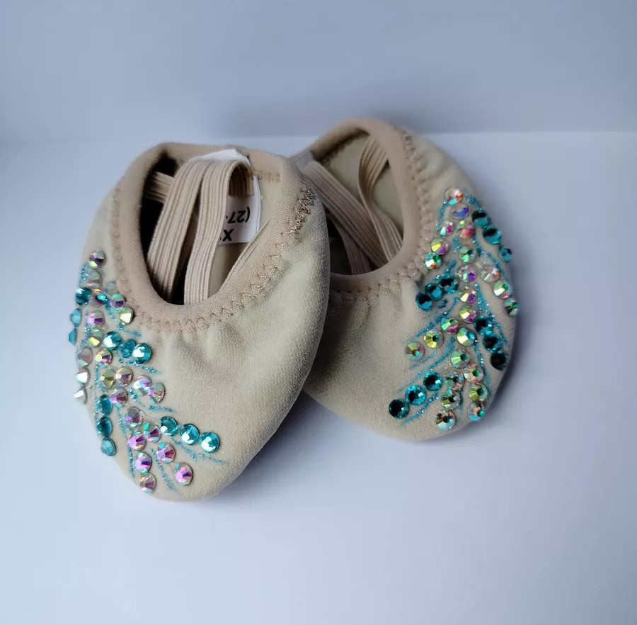 RG Half Shoes Crystals (Turquoise) view 4