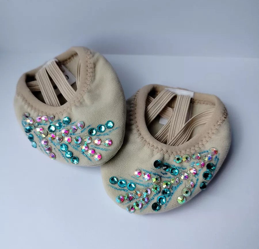 RG Half Shoes Crystals (Turquoise) view 2