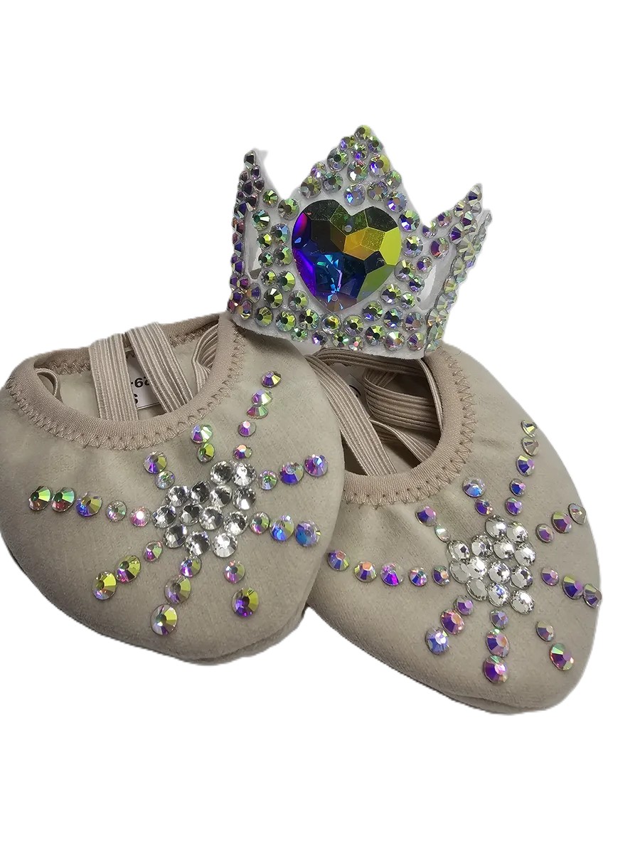 RG Set of Half Shoes & Tiara Crystals (Heart)