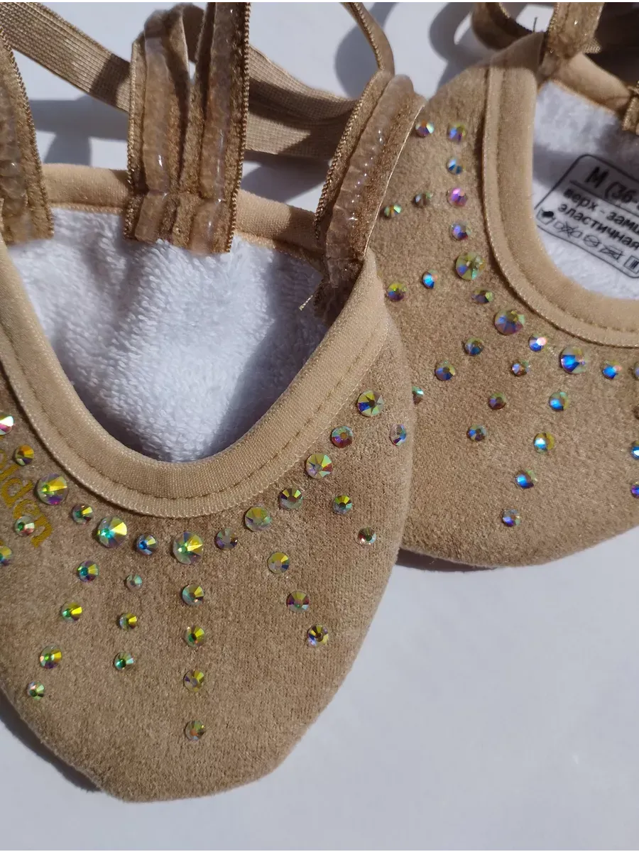 Golden Steps RG Half Shoes AB Crystals No:2. view 3