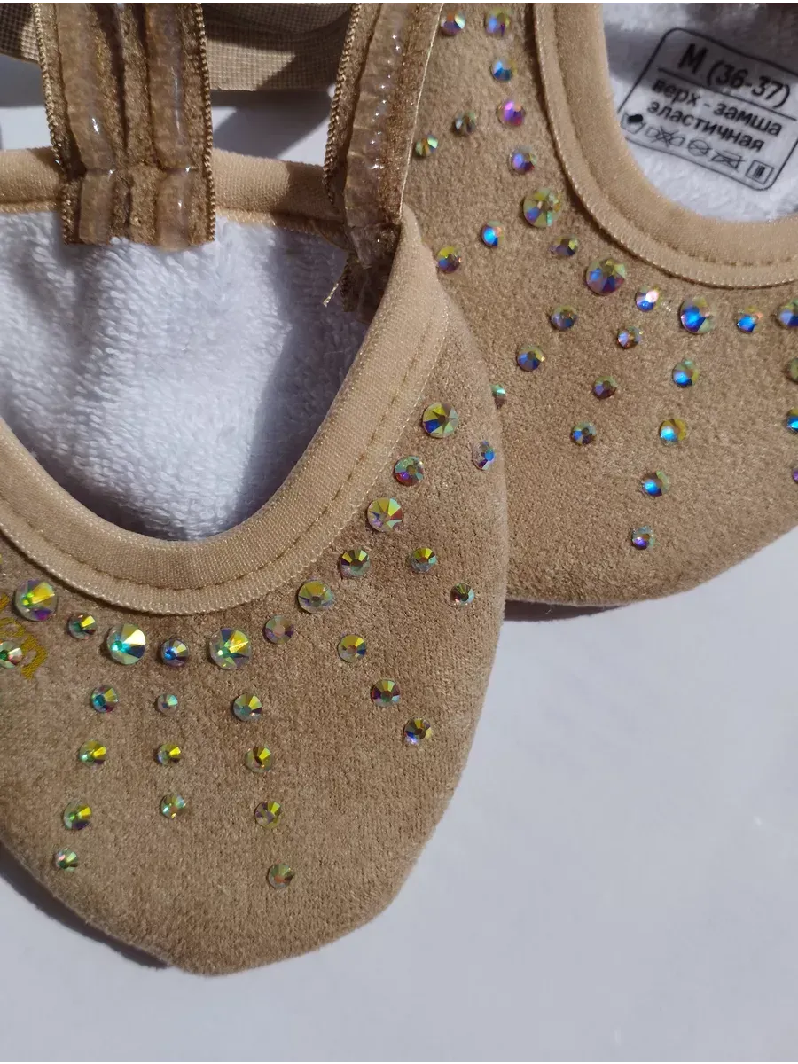 Golden Steps RG Half Shoes AB Crystals No:2. view 5