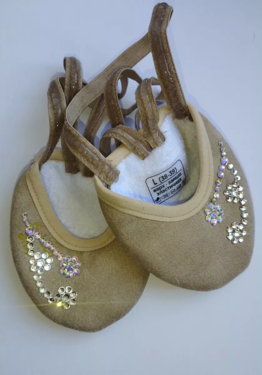 Golden Steps RG Half Shoes AB Crystals No:3. view 3