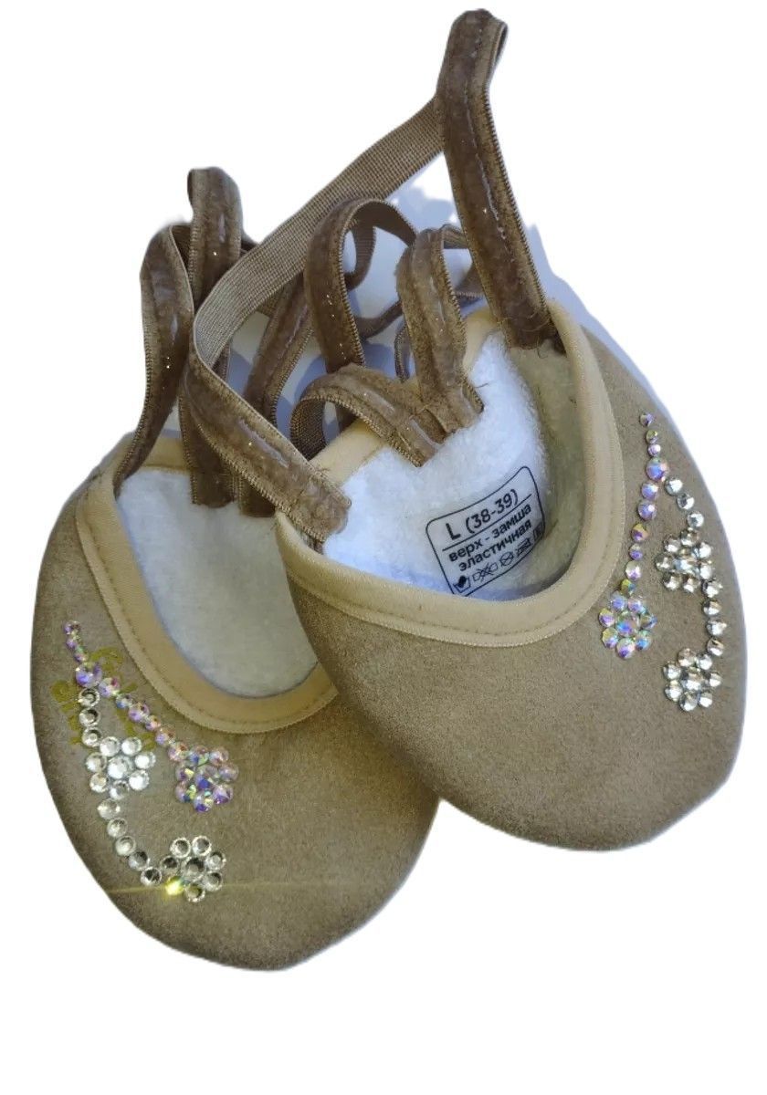 Golden Steps RG Half Shoes AB Crystals No:3.
