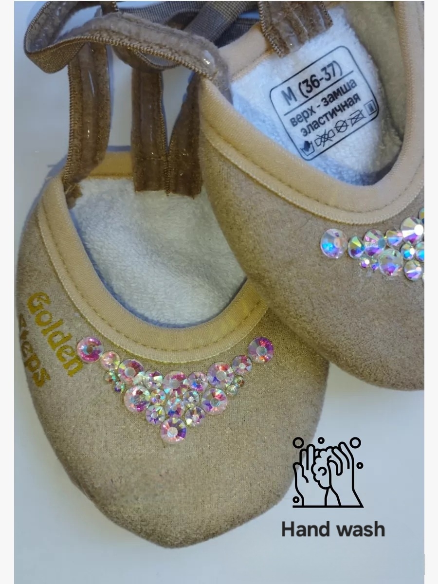 Golden Steps RG Half Shoes AB Crystals No:1. view 3